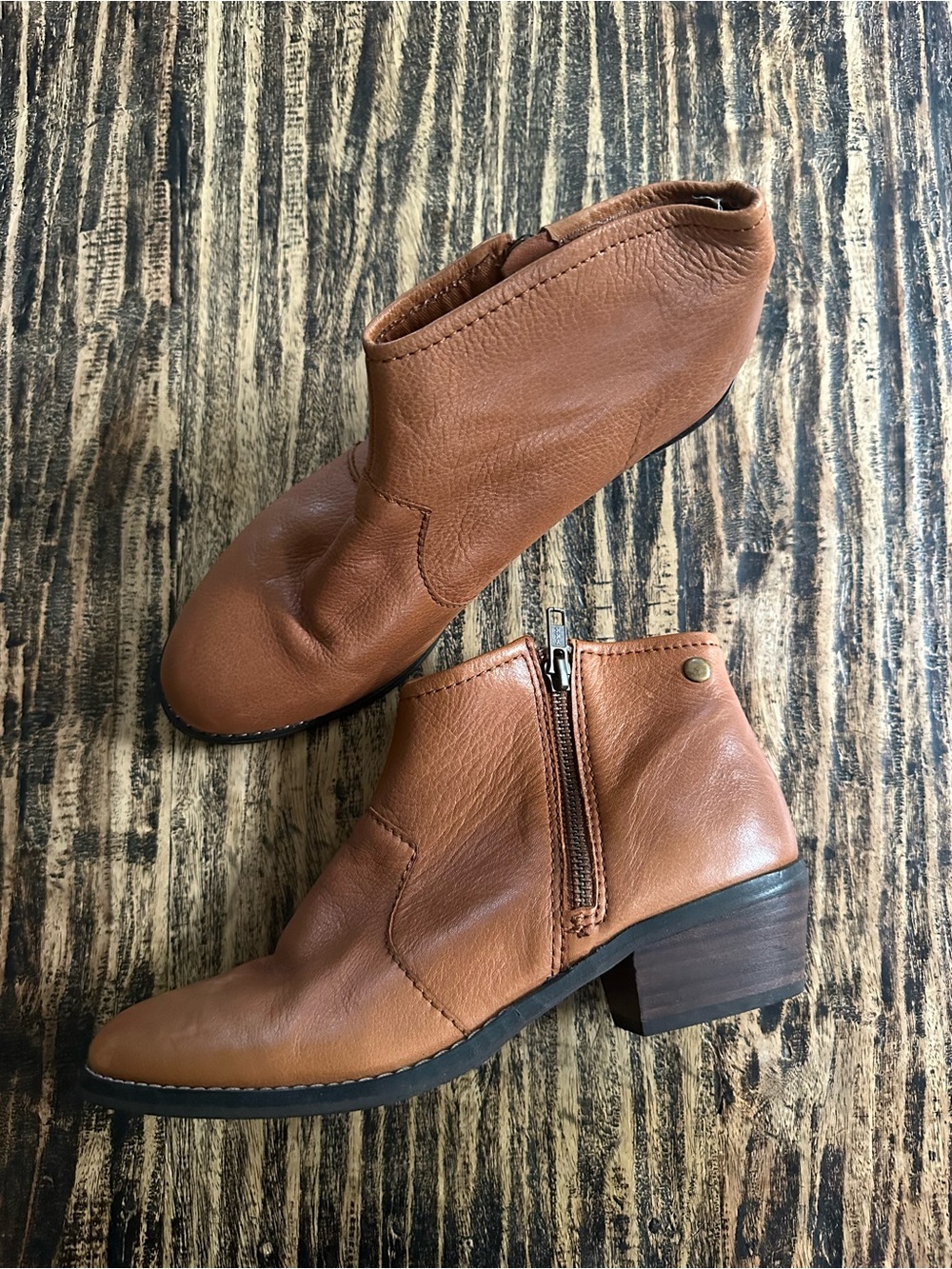 Aldo vintage Ankle Boots in Brown Leather
